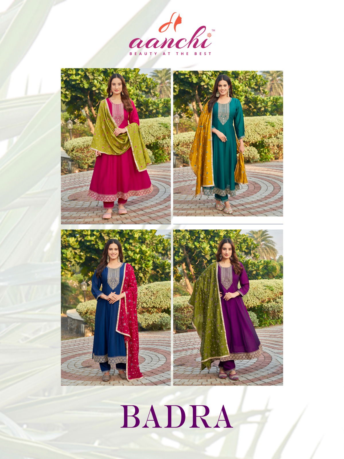 Badra By Aanchi Vichitra Silk Kurti With Bottom Dupatta Wholesalers In Delhi